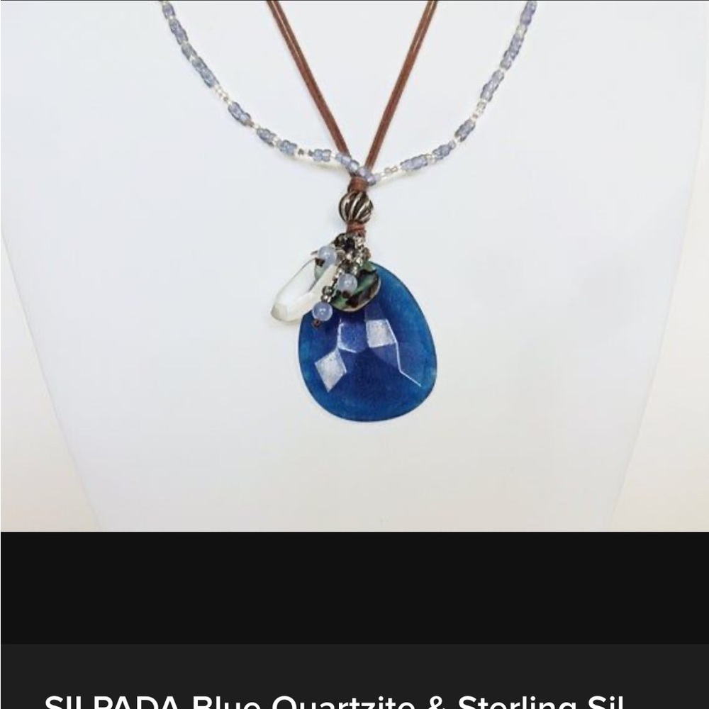 SILPADA “Indigo Mood” necklace. - Picture 2 of 10